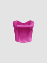 Solid Tube Corset Top